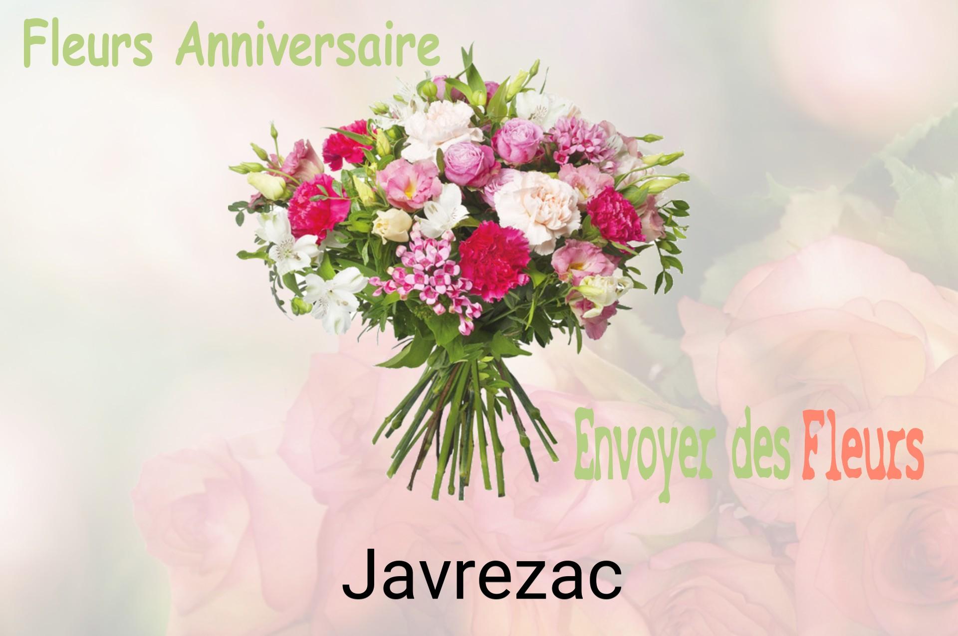 Bouquet de fleurs d’anniversaire livré à Javrezac